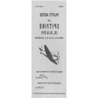 spitfire pilots notes for sale