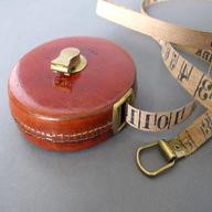 vintage leather tape measure for sale