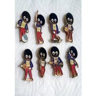 robertsons golly pin badges for sale