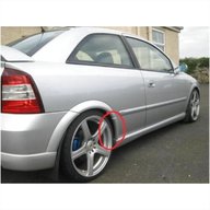 wheel arch spats astra mk4 for sale