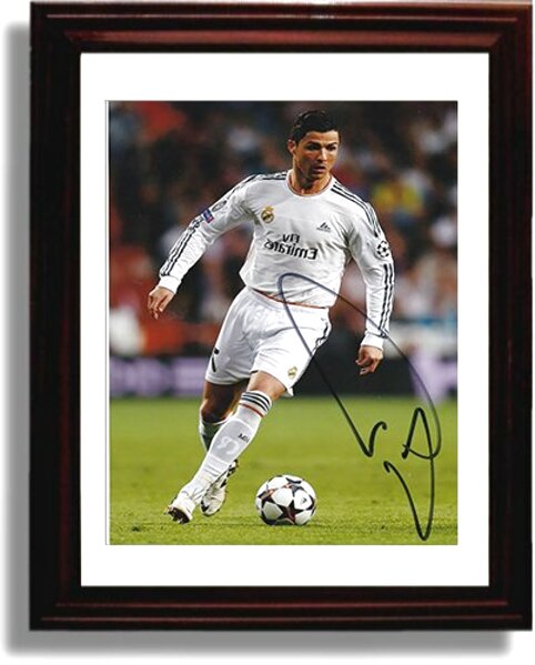 Cristiano Ronaldo signed A4 Photo Print Poster/ Framed or Unframed Available