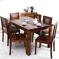 hardwood table chairs for sale