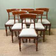 6 mahogany dining chairs for sale