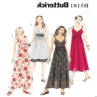butterick sewing patterns dresses for sale