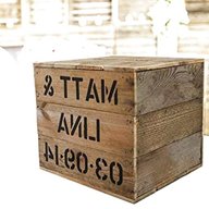 personalised wooden apple crates for sale