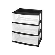 black plastic drawers for sale