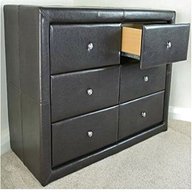 faux leather chest drawers for sale