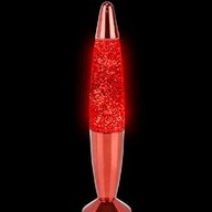 red glitter lamp for sale