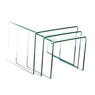 glass nest tables for sale