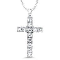 14ct diamond cross for sale