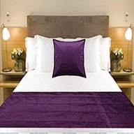 purple bed runner for sale