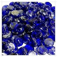 blue glass pebbles for sale