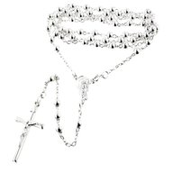 silver rosary beads for sale