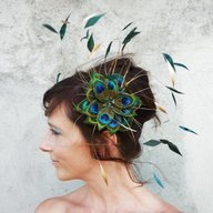 peacock wedding hat for sale