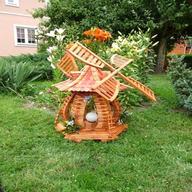 wood garden ornaments for sale