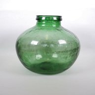 large green glass vase for sale