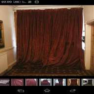 vintage velvet door curtain for sale