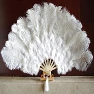 large burlesque feather fans for sale