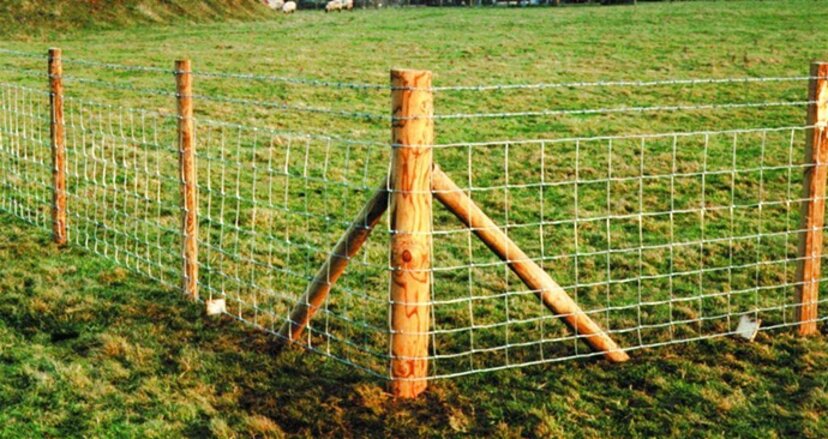 4wire Stock Fencing L8//100//15 1mt high HOT DIP GALVANISE