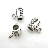 tibetan silver spacer beads charm for sale
