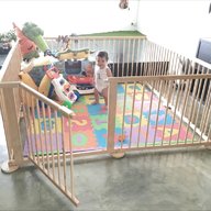 wooden play pen for sale