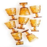 vintage amber glass for sale