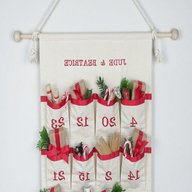 christmas advent calendar fabric for sale