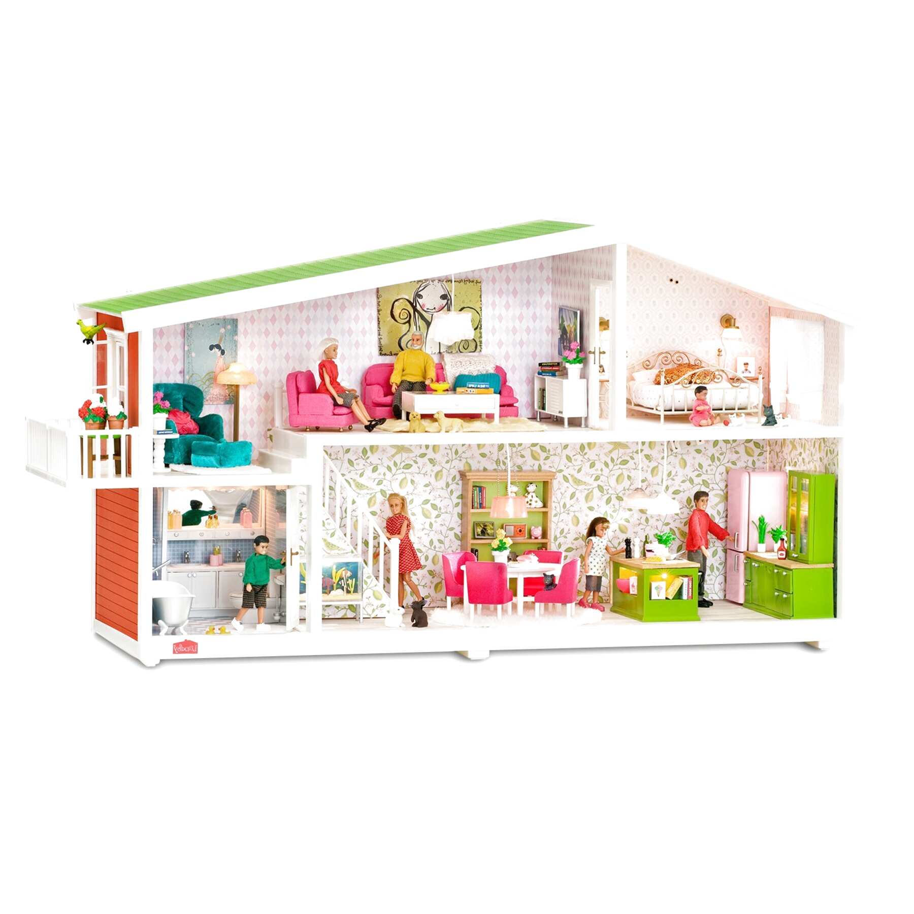  00 Doll Family Playset Lundby   8063   60  