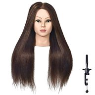 hairdressing training head 100 real long hair for sale