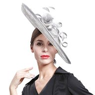 silver wedding hats for sale