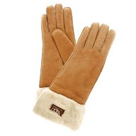 ugg gloves brown for sale