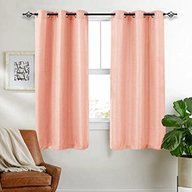 coral pink curtains next for sale