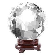faceted crystal ball for sale