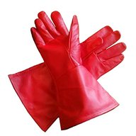 red leather gloves for sale