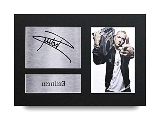 COA with Signature Eminem MMLP Cassette SIGNED NEW SUPER RARE Eminem Brick
