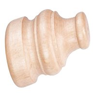 wooden finials 28mm for sale