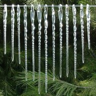 glass icicles for sale