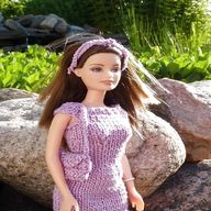 knitting pattern barbie dolls clothes for sale