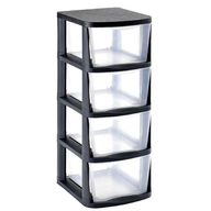4 drawer plastic storage drawers for sale