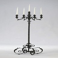 wrought iron candelabra for sale