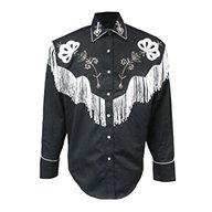 mens fringed cowboy shirts for sale