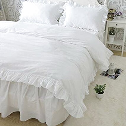 Frilled Duvet Cover For Sale In Uk View 38 Bargains