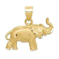 gold elephant charm for sale