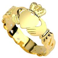 gold claddagh ring for sale