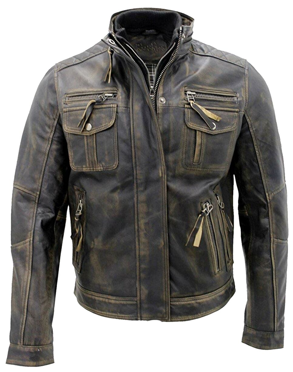 Vintage Leather Motorcycle Jacket for sale in UK | 90 used Vintage