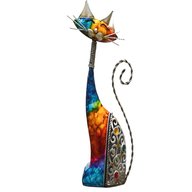 metal cat ornament for sale