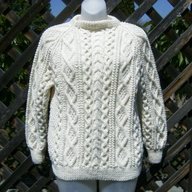 hand knit aran sweaters for sale