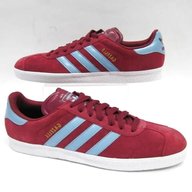gazelle trainers claret and blue for sale
