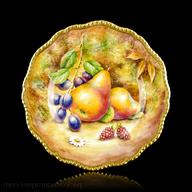 royal worcester china fruit plates for sale