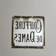 vintage french enamel sign for sale